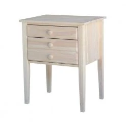 Unfinished Storage End Table by International Concepts -International Concepts Sales unfinished international concepts end side tables ot 66 31 1000