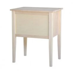 Unfinished Storage End Table by International Concepts -International Concepts Sales unfinished international concepts end side tables ot 66 66 1000