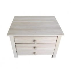 Unfinished Storage End Table by International Concepts -International Concepts Sales unfinished international concepts end side tables ot 66 a0 1000