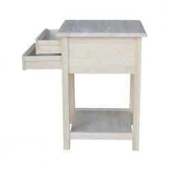 Unfinished Lamp Table with 2-Drawer by International Concepts 26 Unfinished Lamp Table with 2-Drawer by International Concepts -International Concepts Sales unfinished international concepts end side tables ot 92 76 1000