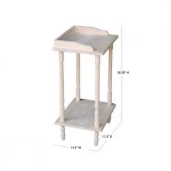 Unfinished End Table by International Concepts -International Concepts Sales unfinished international concepts end side tables ot 94 40 1000