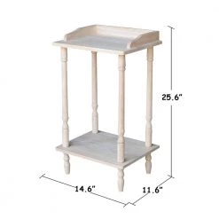 Unfinished End Table by International Concepts -International Concepts Sales unfinished international concepts end side tables ot 94 c3 1000