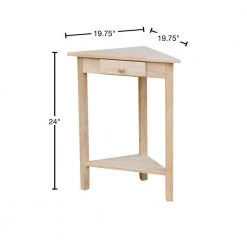 Unfinished Storage End Table by International Concepts 15 Unfinished Storage End Table by International Concepts -International Concepts Sales unfinished international concepts end side tables ot 95 40 1000