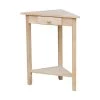 Unfinished Storage End Table by International Concepts