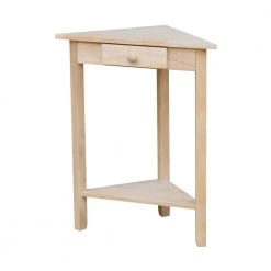 Unfinished Storage End Table by International Concepts