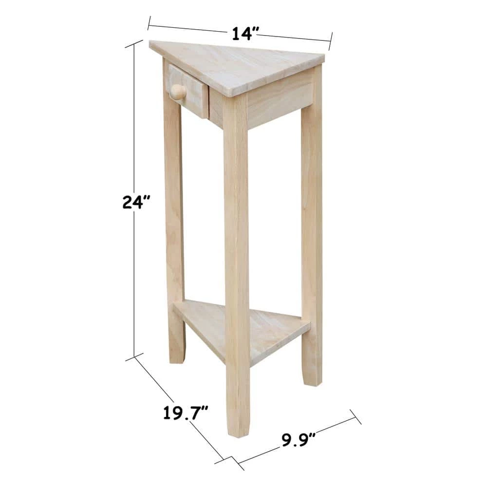 Unfinished Storage End Table by International Concepts 8 Unfinished Storage End Table by International Concepts - Image 8