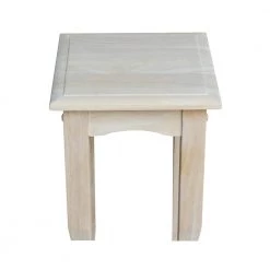 Unfinished End Table by International Concepts -International Concepts Sales unfinished international concepts end side tables tt21 1d 1000