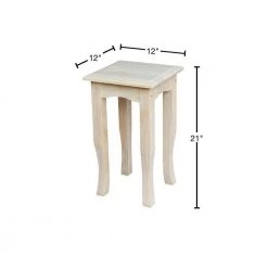 Unfinished End Table by International Concepts -International Concepts Sales unfinished international concepts end side tables tt21 40 1000