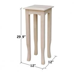 Unfinished End Table by International Concepts -International Concepts Sales unfinished international concepts end side tables tt30 4f 1000