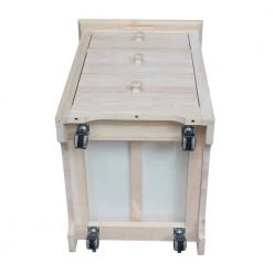 Solid Wood Ready to Finish Rolling File Cabinet by International Concepts -International Concepts Sales unfinished international concepts file cabinets of 51 1d 1000