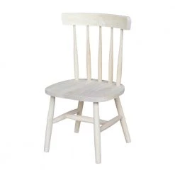 Unfinished Wood Kids Chair (Set of 2) by International Concepts -International Concepts Sales unfinished international concepts kids chairs 1124p 1f 1000