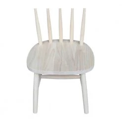 Unfinished Wood Kids Chair (Set of 2) by International Concepts -International Concepts Sales unfinished international concepts kids chairs 1124p c3 1000