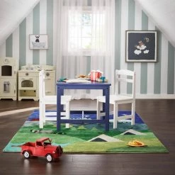 3-Piece Unfinished Children's Table and Chair Set by International Concepts -International Concepts Sales unfinished international concepts kids tables chairs 2027 40 1000