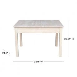 Unfinished Storage Kid's Table by International Concepts -International Concepts Sales unfinished international concepts kids tables chairs jt 2532l 40 1000
