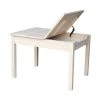 Unfinished Storage Kid's Table by International Concepts