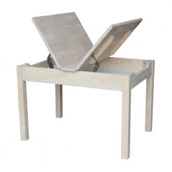 Unfinished Storage Kid's Table by International Concepts -International Concepts Sales unfinished international concepts kids tables chairs jt 2532l fa 1000