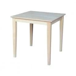 Unfinished Shaker Dining Table by International Concepts -International Concepts Sales unfinished international concepts kitchen dining tables k 3030 30s 4f 1000