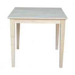 Unfinished Shaker Dining Table by International Concepts -International Concepts Sales unfinished international concepts kitchen dining tables k 3030 30s c3 1000