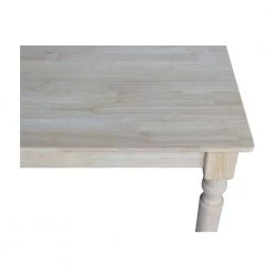 Unfinished Dining Table by International Concepts -International Concepts Sales unfinished international concepts kitchen dining tables k 3042 330t 1f 1000