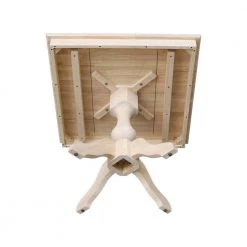Unfinished Solid Wood 36 in Square Pedestal Table by International Concepts -International Concepts Sales unfinished international concepts kitchen dining tables k 3636tp 11b 1d 1000