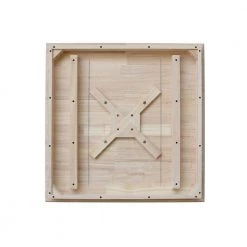 Unfinished Solid Wood 36 in Square Pedestal Dining Table by International Concepts -International Concepts Sales unfinished international concepts kitchen dining tables k 3636tp 30p 66 1000