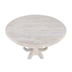 Unfinished Pedestal Dining Table by International Concepts -International Concepts Sales unfinished international concepts kitchen dining tables k 36rt a0 1000