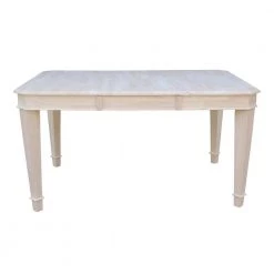 Unfinished Butterfly Leaf Dining Table by International Concepts