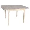 Unfinished Turned Leg Dining Table by International Concepts