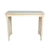 Unfinished Trestle Dining Table by International Concepts