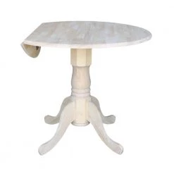 Unfinished Dual Drop Leaf Dining Table by International Concepts -International Concepts Sales unfinished international concepts kitchen dining tables t 36dp 44 1000