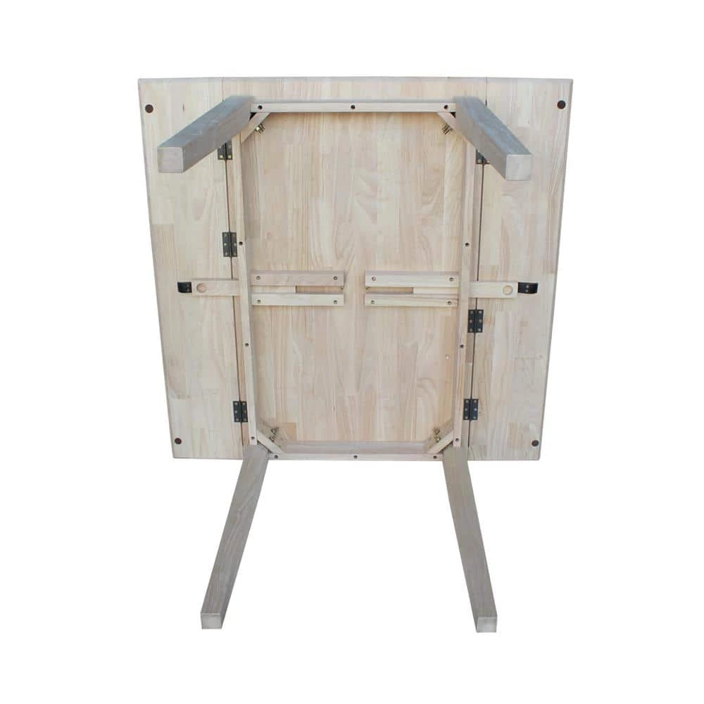 Unfinished Dual Drop Leaf Dining Table by International Concepts 4 Unfinished Dual Drop Leaf Dining Table by International Concepts - Image 4