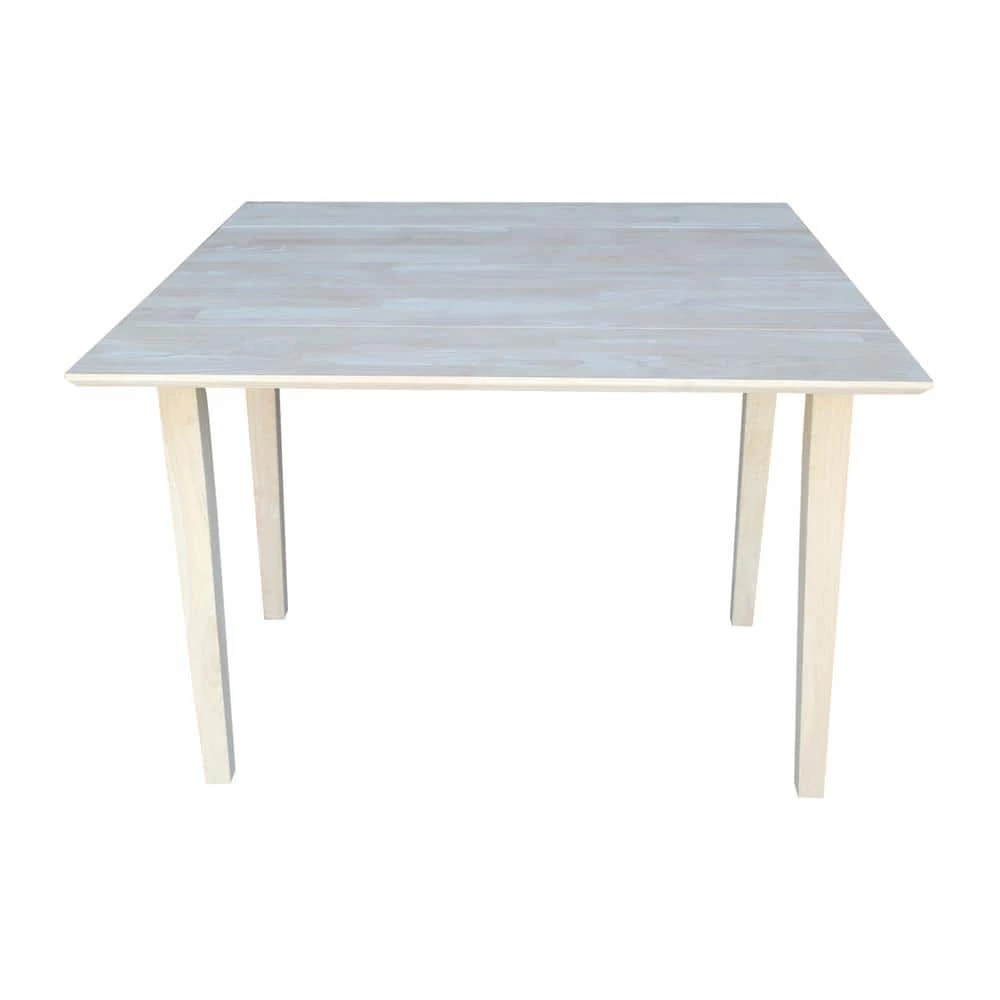 Unfinished Dual Drop Leaf Dining Table by International Concepts 9 Unfinished Dual Drop Leaf Dining Table by International Concepts - Image 9