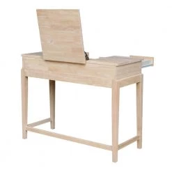 Unfinished 40 in. W Vanity Table by International Concepts -International Concepts Sales unfinished international concepts makeup vanities dt 2 44 1000