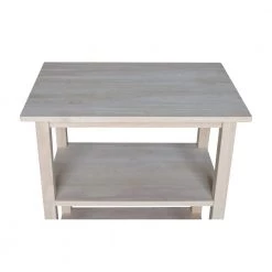 Unfinished Microwave Cart with Shelves by International Concepts -International Concepts Sales unfinished international concepts microwave carts 185 76 1000