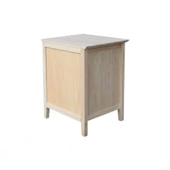 Unfinished Solid Wood 3-Drawer Nightstand by International Concepts -International Concepts Sales unfinished international concepts nightstands bd 8013 66 1000
