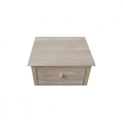 Unfinished Solid Wood 3-Drawer Nightstand by International Concepts -International Concepts Sales unfinished international concepts nightstands bd 8013 a0 1000