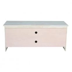 54 in. Unfinished Wood TV Stand Fits TVs Up to 60 in. with Storage Doors by International Concepts -International Concepts Sales unfinished international concepts tv stands tv 56 66 1000