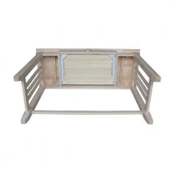 45 in. Rectangular Unfinished 1 Drawer Writing Desk with Solid Wood Material by International Concepts -International Concepts Sales unfinished international concepts writing desks of 921263 fa 1000