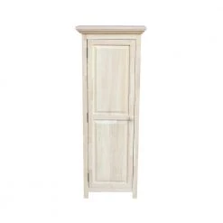 Solid Parawood Storage Cabinet in Unfinished Wood by International Concepts -International Concepts Sales unfinished wood international concepts accent cabinets cu 15 4f 1000