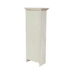 Solid Parawood Storage Cabinet in Unfinished Wood by International Concepts -International Concepts Sales unfinished wood international concepts accent cabinets cu 15 66 1000