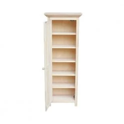 Solid Parawood Storage Cabinet in Unfinished Wood by International Concepts -International Concepts Sales unfinished wood international concepts accent cabinets cu 15 77 1000
