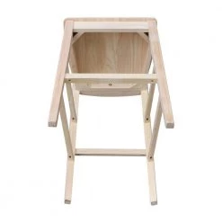 30 in. Unfinished Wood Bar Stool by International Concepts -International Concepts Sales unfinished wood international concepts bar stools s 9183 1d 1000