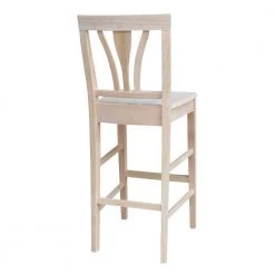 30 in. Unfinished Wood Bar Stool by International Concepts -International Concepts Sales unfinished wood international concepts bar stools s 9183 66 1000