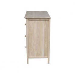 Brooklyn 3-Drawer Unfinished Wood Chest of Drawers by International Concepts -International Concepts Sales unfinished wood international concepts chest of drawers bd 8003 44 1000