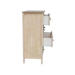 Brooklyn 4-Drawer Unfinished Wood Chest of Drawers by International Concepts -International Concepts Sales unfinished wood international concepts chest of drawers bd 8004 4f 1000
