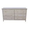 Brooklyn 6-Drawer Unfinished Wood Dresser by International Concepts