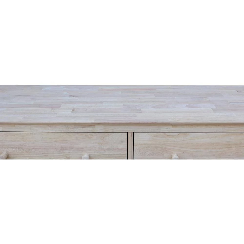 Brooklyn 6-Drawer Unfinished Wood Dresser by International Concepts 11 Brooklyn 6-Drawer Unfinished Wood Dresser by International Concepts - Image 11