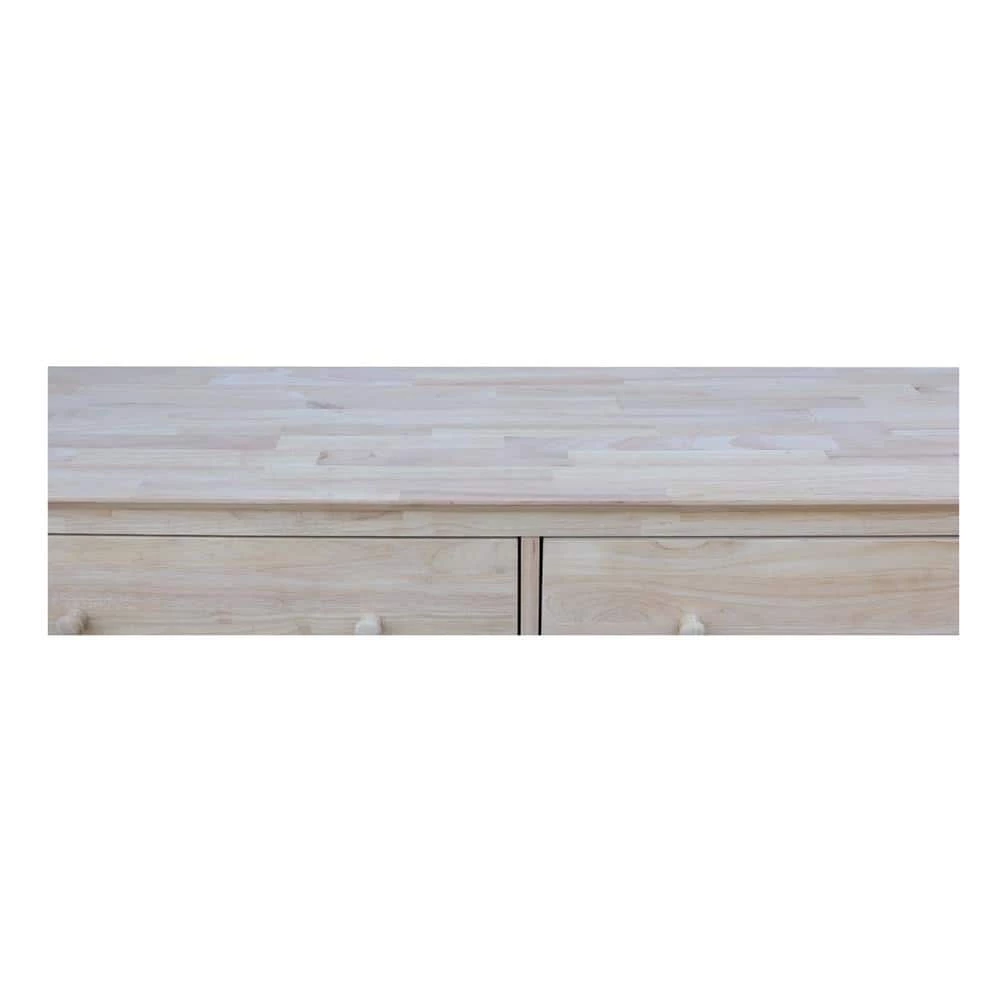 Brooklyn 6-Drawer Unfinished Wood Dresser by International Concepts 10 Brooklyn 6-Drawer Unfinished Wood Dresser by International Concepts - Image 10