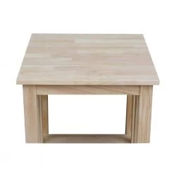 Unfinished End Table by International Concepts -International Concepts Sales unfinished wood international concepts end side tables bj6te 1f 1000