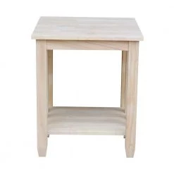 Unfinished End Table by International Concepts -International Concepts Sales unfinished wood international concepts end side tables bj6te 31 1000